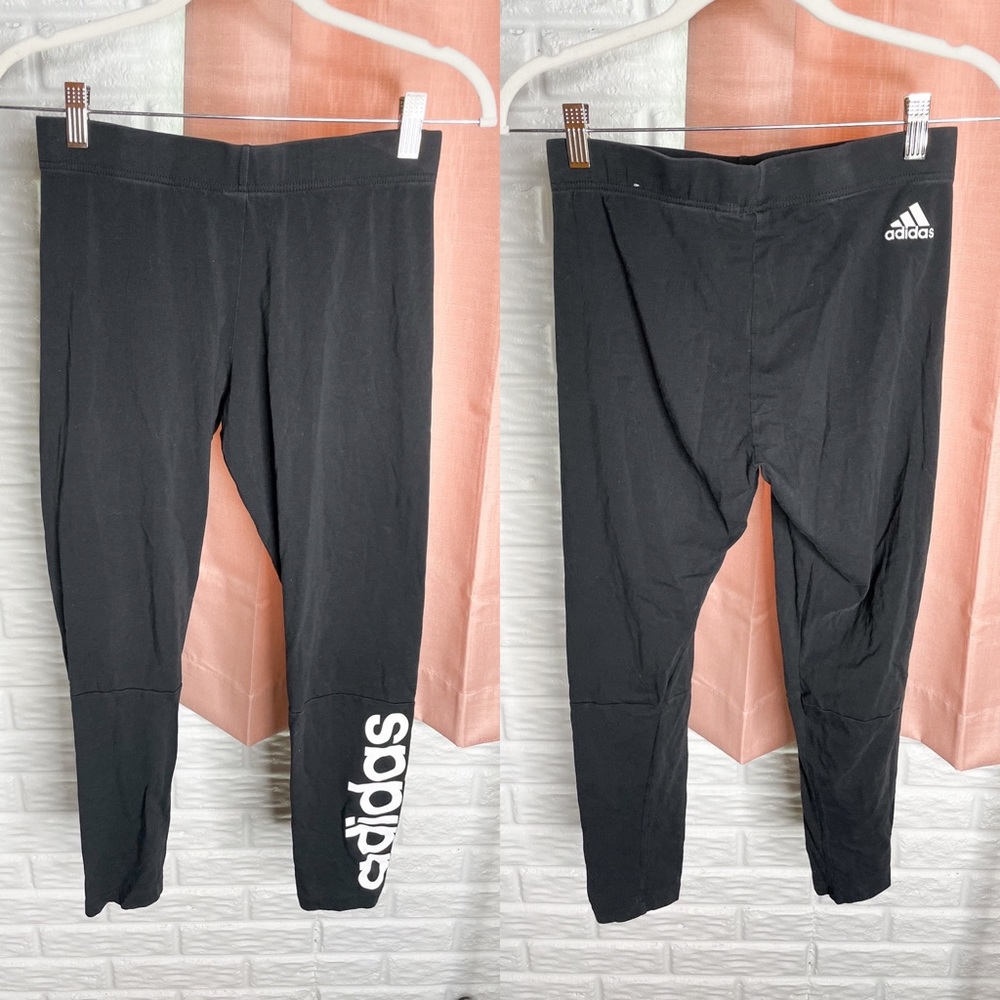Adidas Black Essentials Linear Tight Leggings - image 4